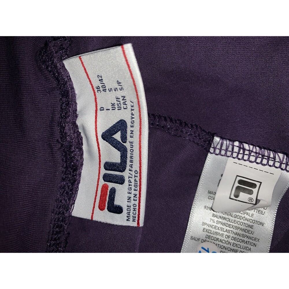 Women's Fila Size Small Purple Leggings - Picture 2 of 5